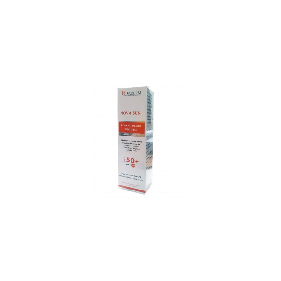 Rivaderm Nova Sun Ecran Solaire Invisible SPF50+ 50 ml