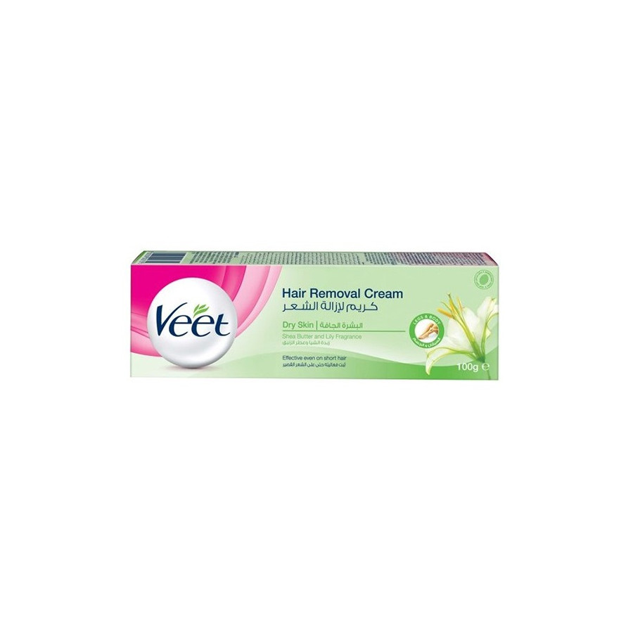 Crème dépilatoire Veet Silk and Fresh pour Peaux Sèche - 100g