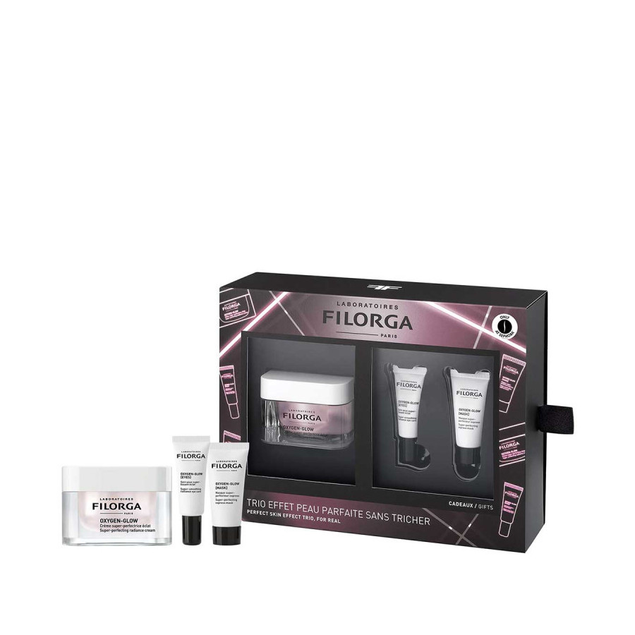 Coffret Filorga trio perfecteur éclat - Crème Oxygen-Glow + Oxygen-Glow eyes + Oxygen-Glow mask