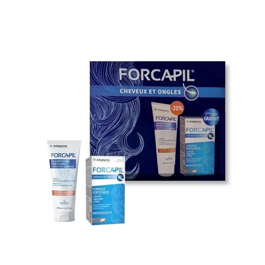 Coffret Forcapil Cheveux et Ongles Coffret Forcapil Cheveux et Ongles