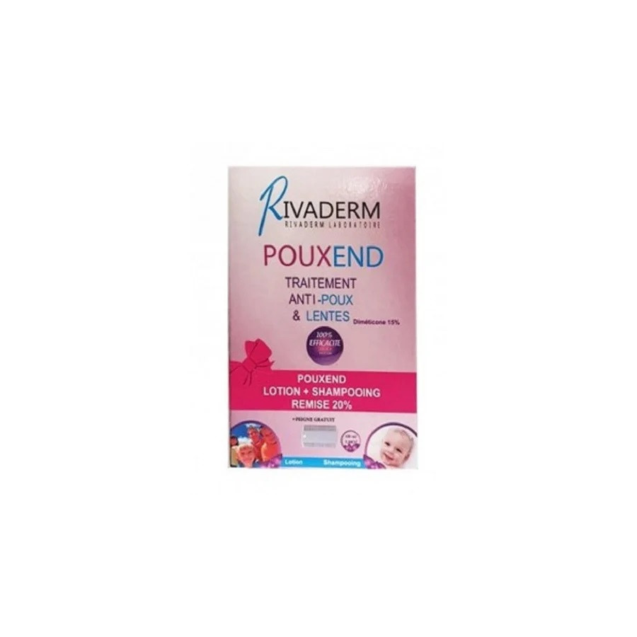 Rivaderm Coffret Pouxend Anti-Poux et Lentes Rivaderm Coffret Pouxend Anti-Poux et Lentes