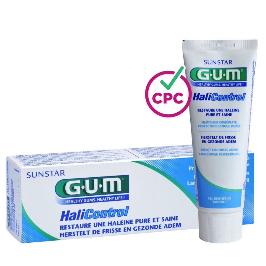 Gel Dentifrice GUM HaliControl 75ml Gel Dentifrice GUM HaliControl 75ml