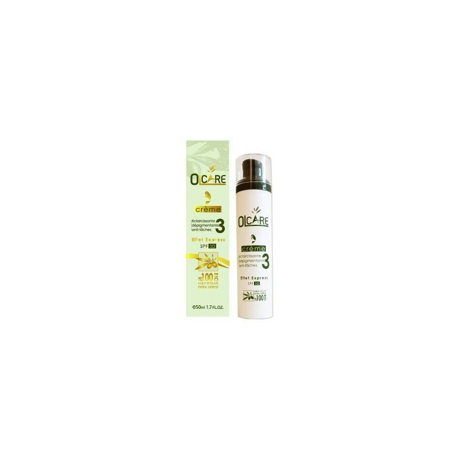 OLCARE CREME ECLAIRCISSANTE DEPIGMENTANT ANTI TACHE SPF 30 50 Ml