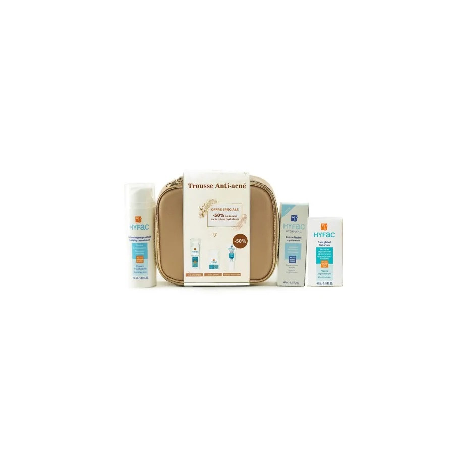 TROUSSE HYFAC ANTI-ACNE GEL NETT+SOIN GLOB MEN+CR LEGERE