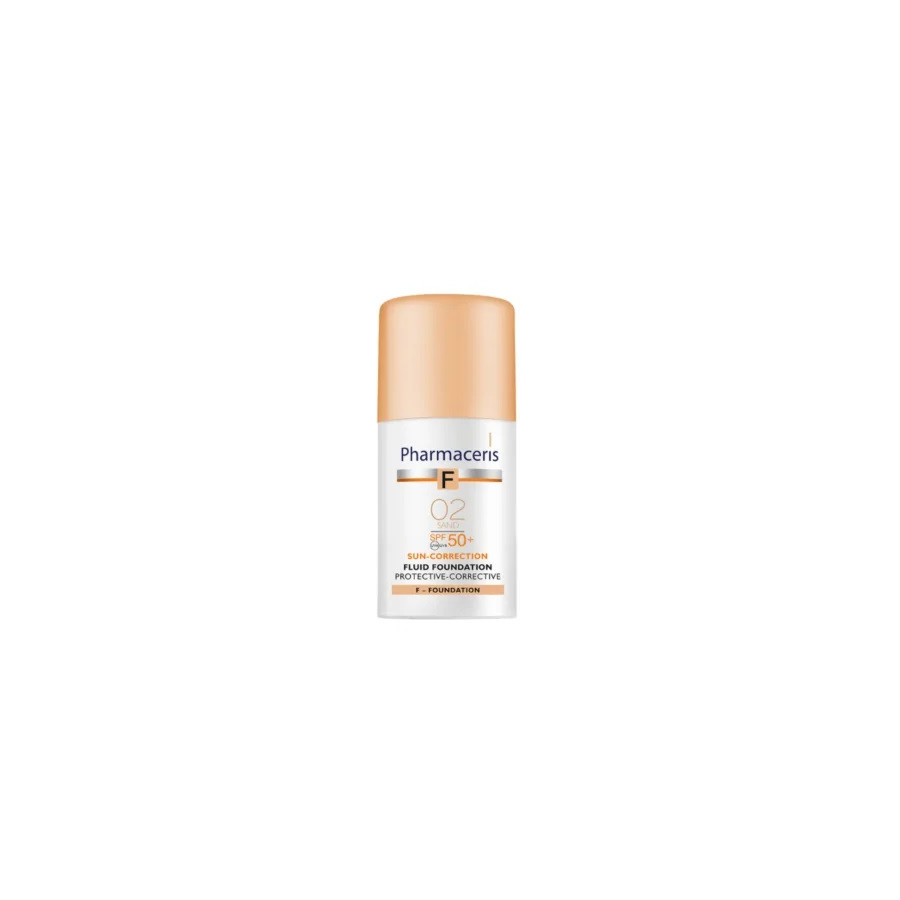 Ecran solaire teinté - Pharmaceris Foundation - SPF50 - Sand 02 - 30ml Ecran solaire teinté - Pharmaceris Foundation - SPF50 - Sand 02 - 30ml
