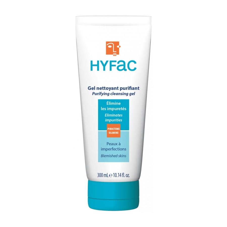 Hyfac Gel Nettoyant Dermatologique Visage et Corps 300 ml