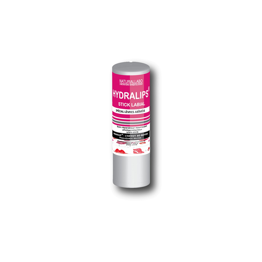 Lipstick ROSE FLORALE Soin réparateur nourissant Photoprotecteur Hydralips pour lèvres UVA-UVB