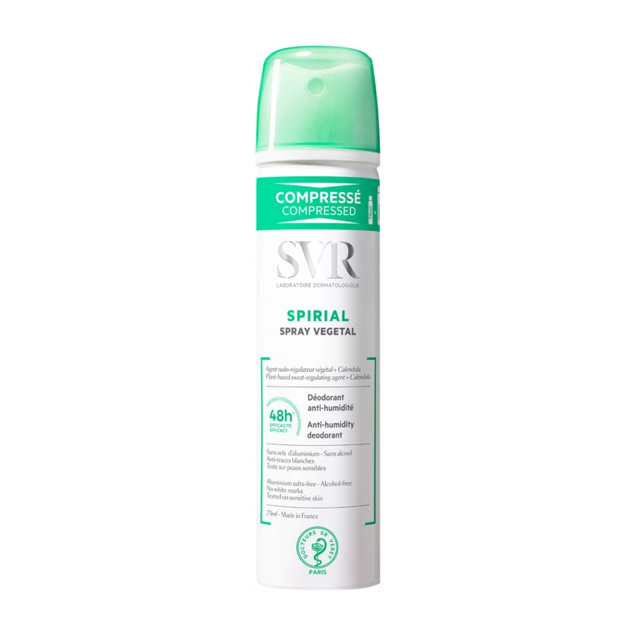 SVR Spirial Spray Végétal Déodorant Anti-Humidité 48H 75 ml SVR Spirial Spray Végétal Déodorant Anti-Humidité 48H 75 ml