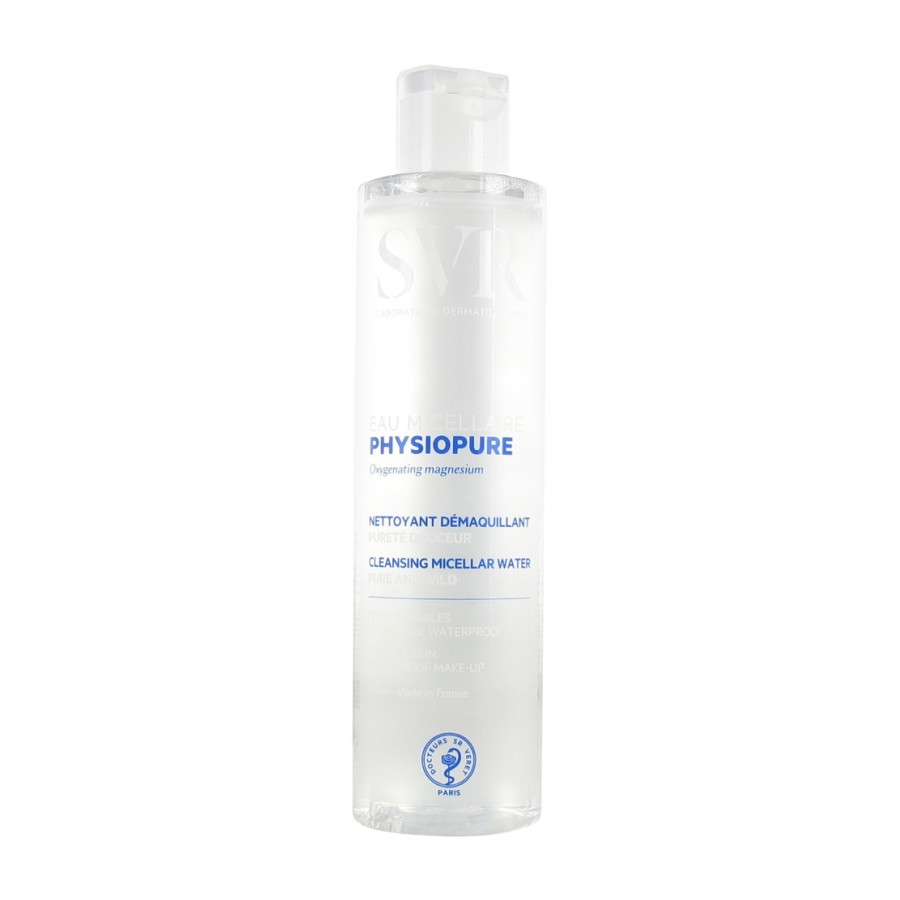 SVR Physiopure Eau Micellaire Nettoyant Démaquillant Pureté Douceur / 200ml SVR Physiopure Eau Micellaire Nettoyant Démaquillant Pureté Douceur / 200ml