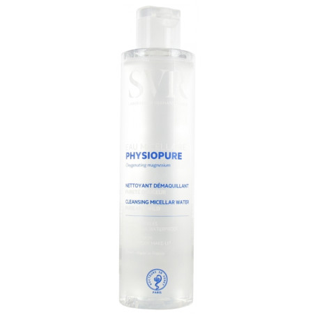 SVR Physiopure Eau Micellaire Nettoyant Démaquillant Pureté Douceur / 200ml