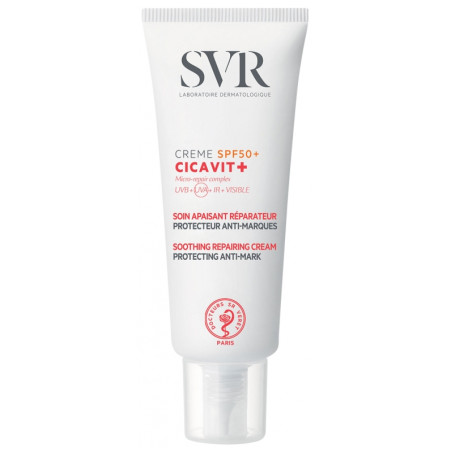 SVR Cicavit+ Crème SPF50+ Soin Apaisant Réparateur Protecteur Anti-Marques 40 ml