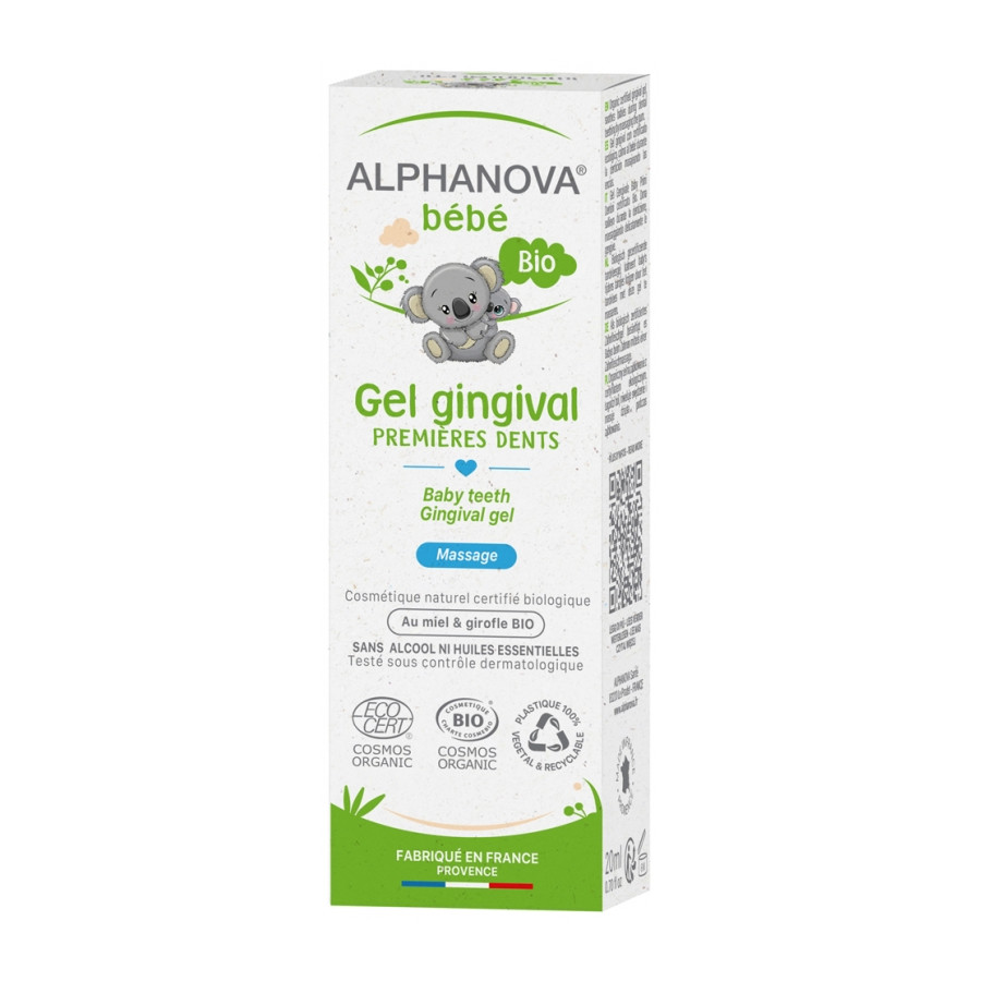 Bébé Gel Gingival Premières Dents Bio Alphanova 20ml Bébé Gel Gingival Premières Dents Bio Alphanova 20ml