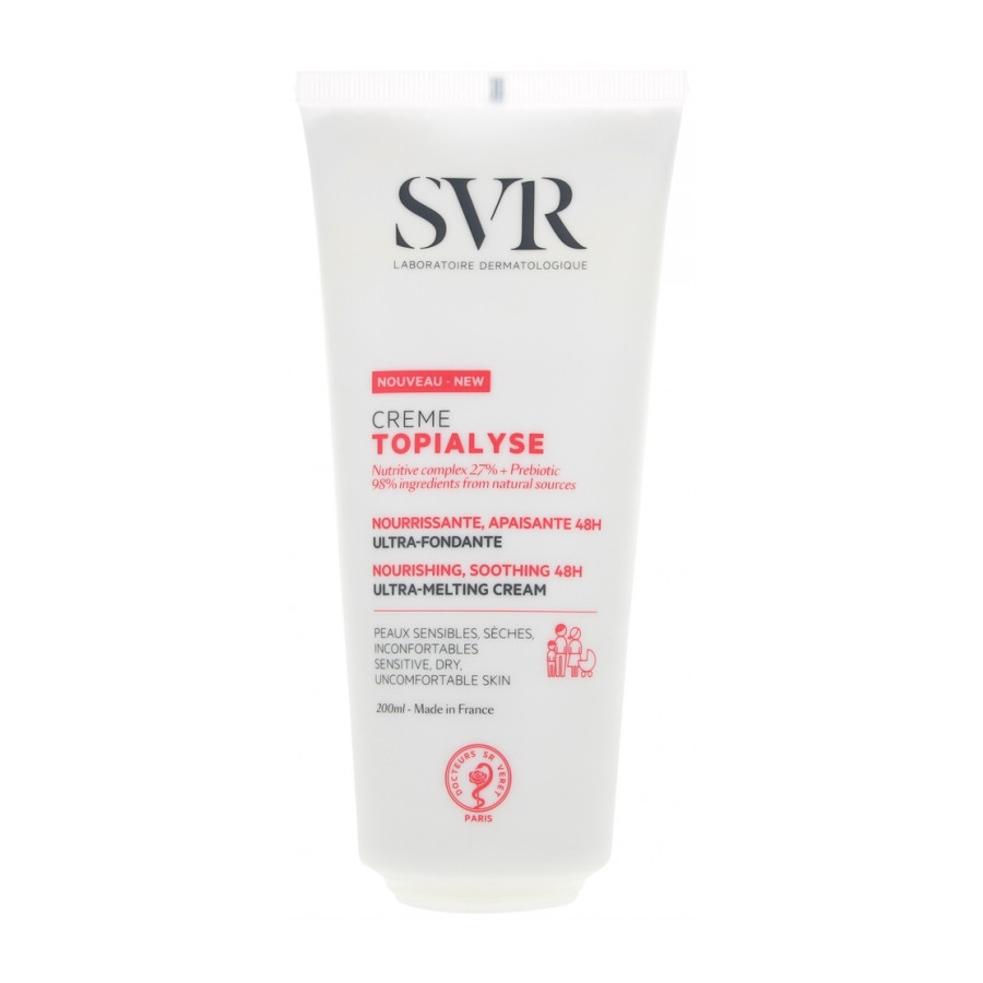 SVR Topialyse Crème Nourrissante Apaisante 48H 200ml