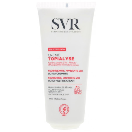 SVR Topialyse Crème Nourrissante Apaisante 48H 200ml