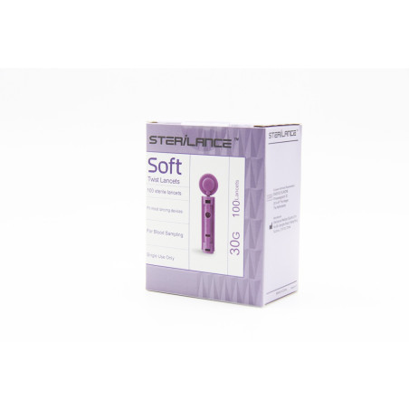 SteriLance Lancettes Twist calibre 30 boite de 100 lancettes