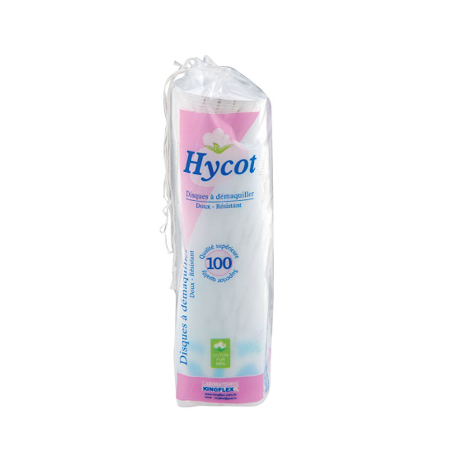 Disques à démaquiller - Hycot - 100 pièces