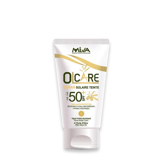 Écran Solaire teinté - Olcare - Beige Claire - spf50+ - 50ml