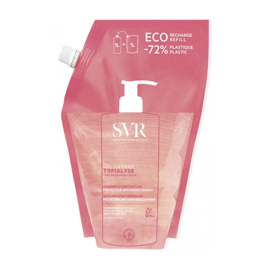 Topialyse Gel Lavant Éco-Recharge SVR 1L Topialyse Gel Lavant Éco-Recharge SVR 1L
