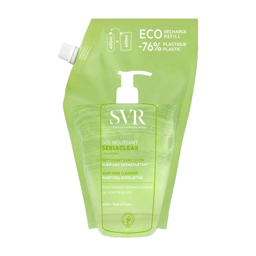SVR Sebiaclear Gel Moussant Éco-Recharge 400 ml SVR Sebiaclear Gel Moussant Éco-Recharge 400 ml