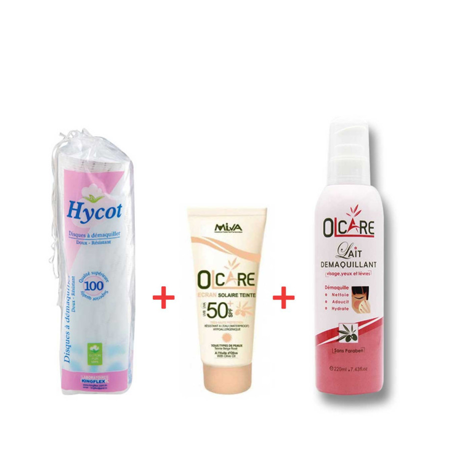 PACK OLCARE EC ROSE+LAIT DEMAQ+DISQ