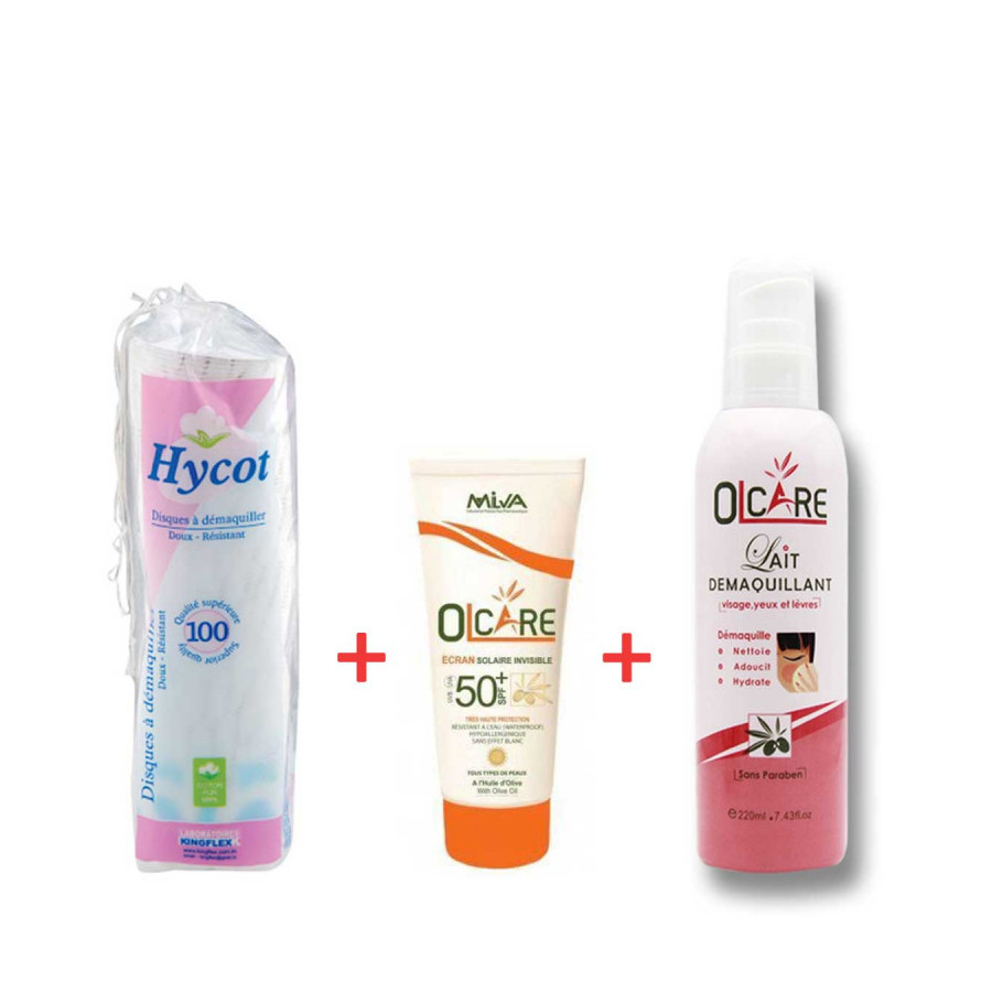 PACK OLCARE EC INVISIBLE+LAIT DEMAQ+DISQ
