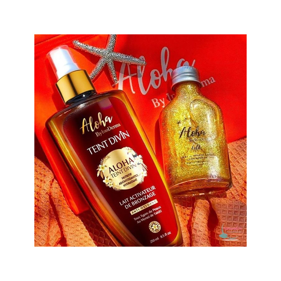 ALOHA SUN GLOW SET GOLD COFFRET