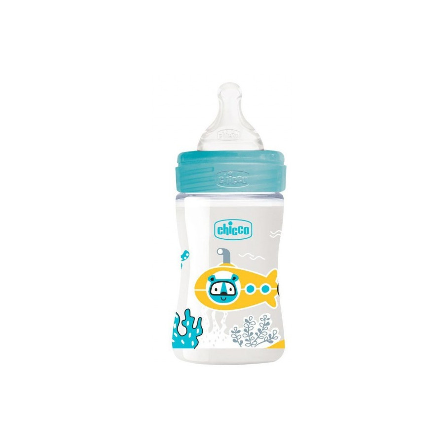 CHICCO - BIBERON EN PLASTIQUE -150ML - BOY