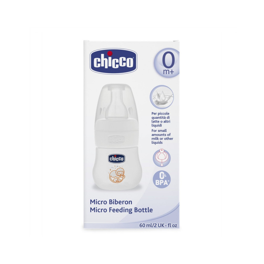 CHICCO - MICRO BIBERON - 60ML - 0 Mois+