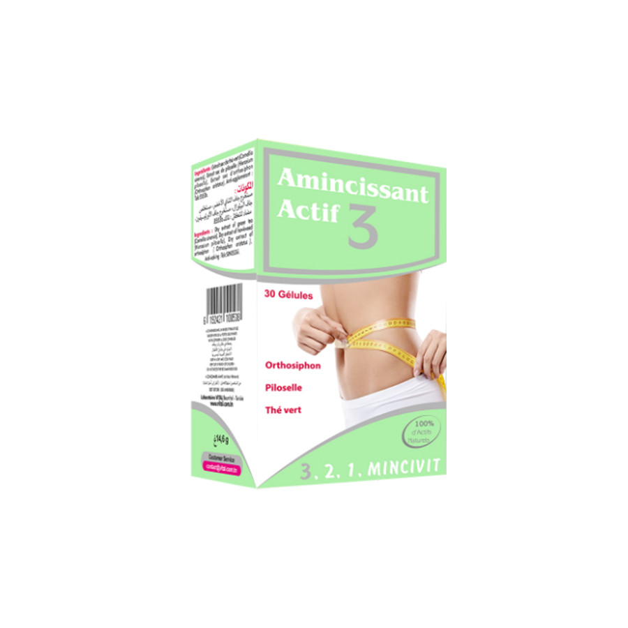 MINCIVIT 3 AMINCISSANT ACTIF B/30 GELULE MINCIVIT 3 AMINCISSANT ACTIF B/30 GELULE