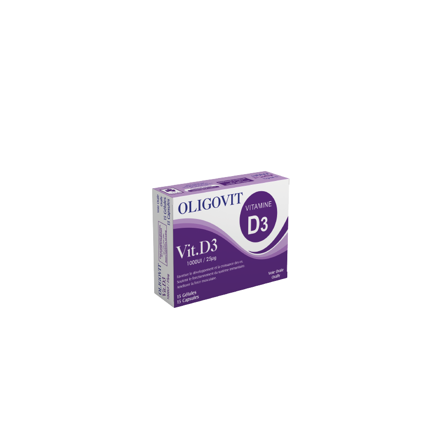 OLIGOVIT VITAMINE D3 1000UI B/15