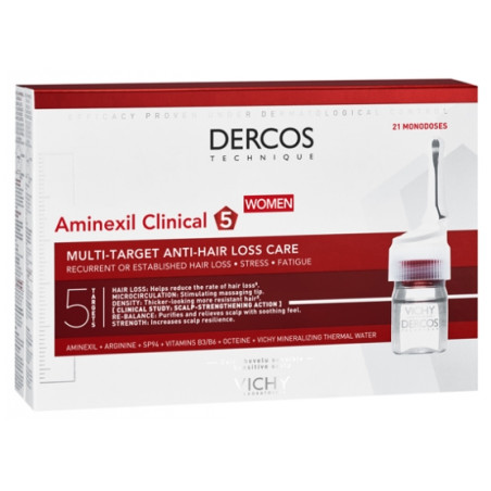 Vichy Dercos Aminexil Clinical 5 Femme 21 Monodoses