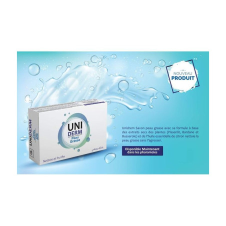 UNIDERM SAVON PEAU GRASSE 90GR