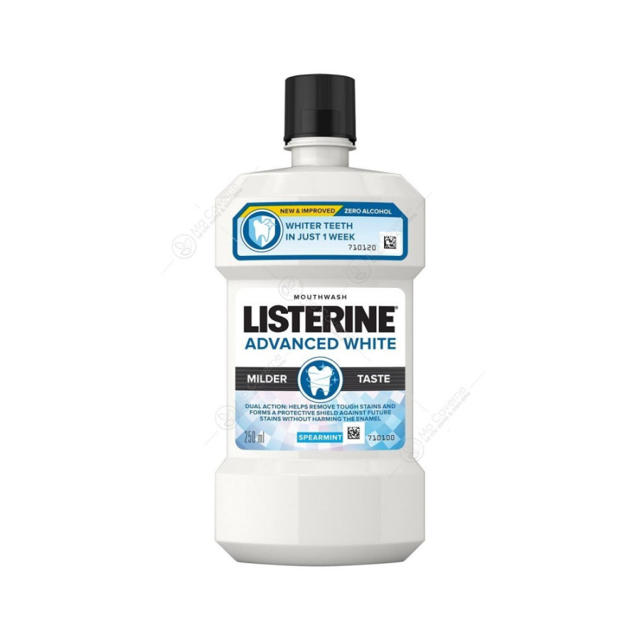 LISTERINE BB ADVANCED WHITE  250ML