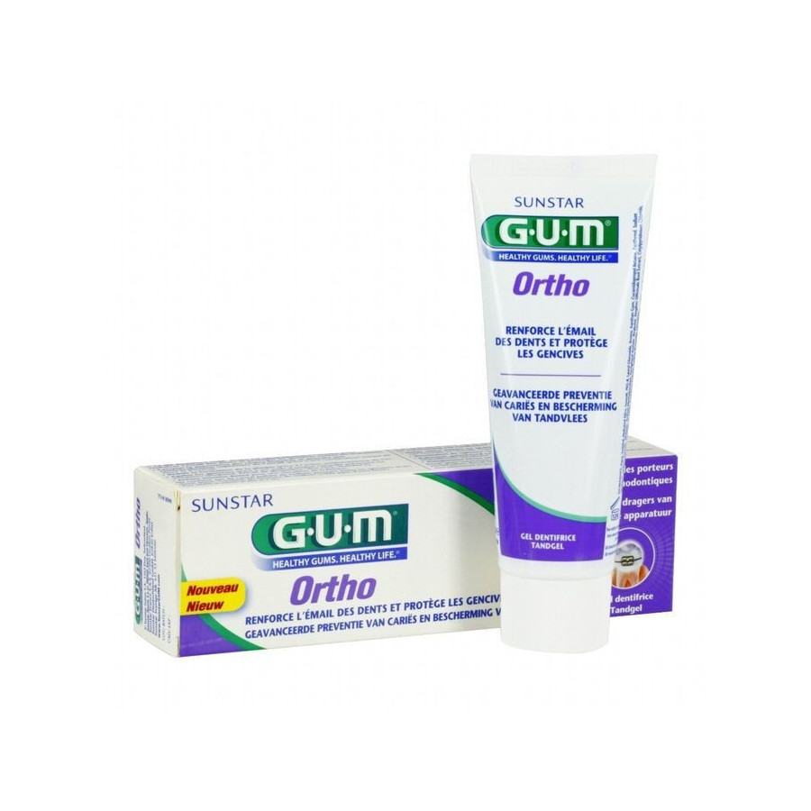 Dentifrice GUM Ortho Gel 75 ml Dentifrice GUM Ortho Gel 75 ml