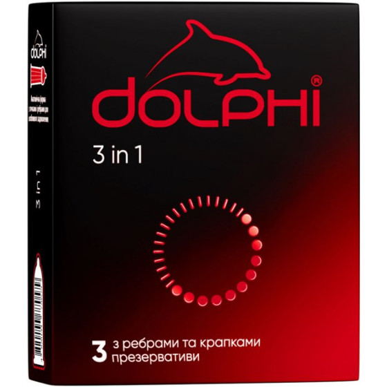 DOLPHI CONDOMS 3EN1