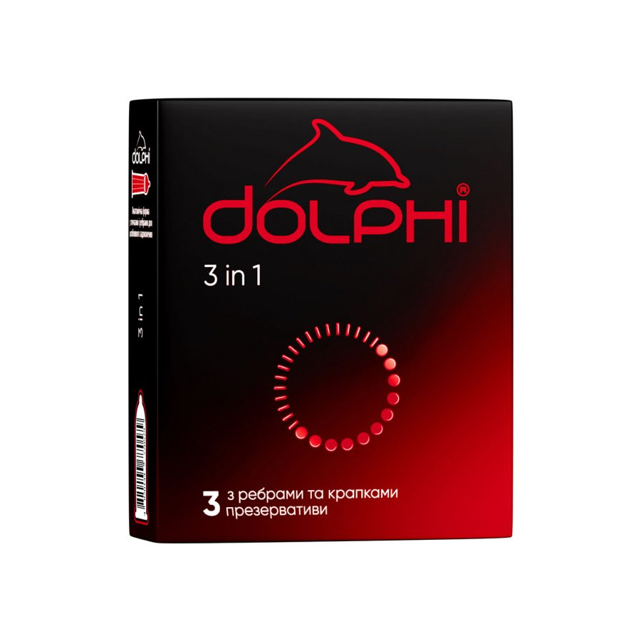 DOLPHI CONDOMS 3EN1