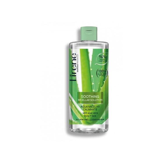 LIRENE EAU MICELLAIRE APAISANTE A L'ALOES 400ML