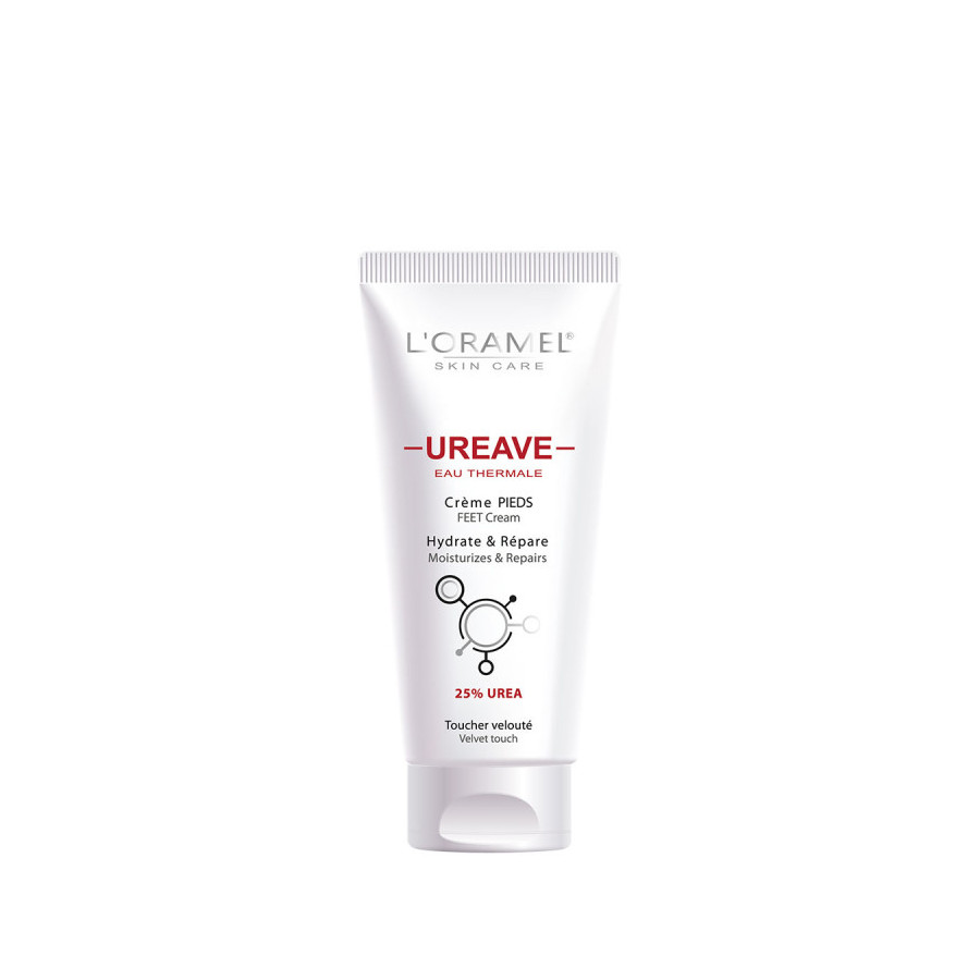 Crème pieds réparatrice - L'Oramel Ureave - 75ml Crème pieds réparatrice - L'Oramel Ureave - 75ml