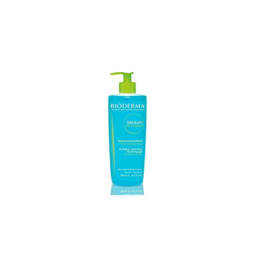 BIODERMA SEBIUM GEL MOUSSANT PURIFIANT POMPE 500ML