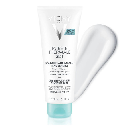 VICHY - DÉMAQUILLANT INTÉGRAL 3 EN 1 PURETÉ THERMALE - PEAU SENSIBLE -200ML