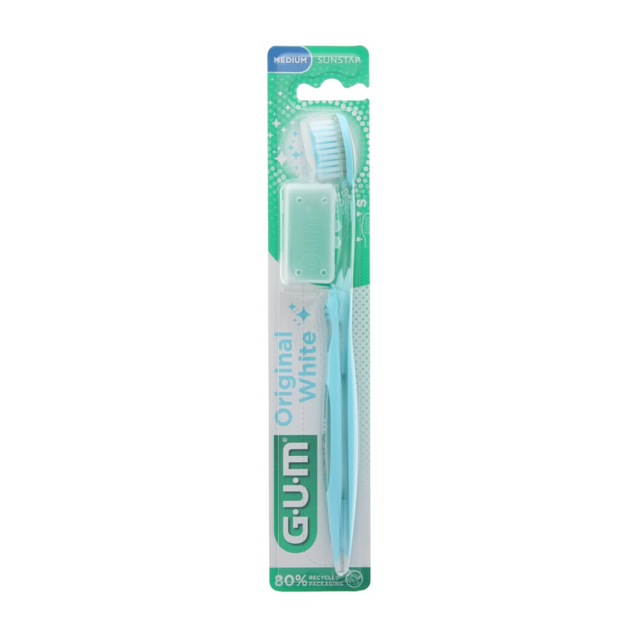 Brosse à Dents Medium 563 GUM Original White Brosse à Dents Medium 563 GUM Original White