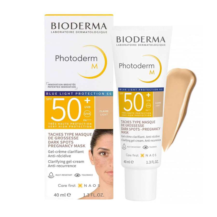 BIODERMA PHOTODERM M - SPF 50+ TEINTE CLAIRE - 40ML BIODERMA PHOTODERM M - SPF 50+ TEINTE CLAIRE - 40ML