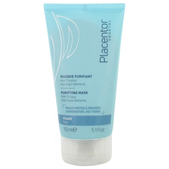 Placentor Végétal Masque Purifiant Peaux Mixtes à Grasses 150 ml
