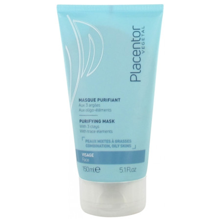 Placentor Végétal Masque Purifiant Peaux Mixtes à Grasses 150 ml