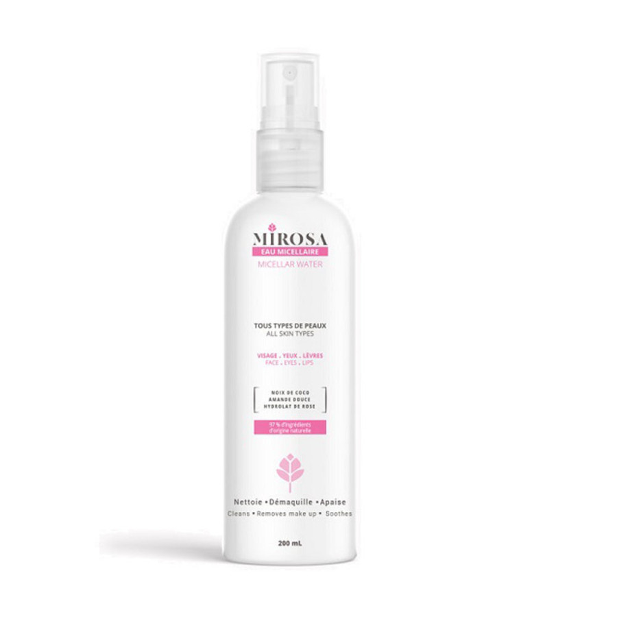 MIROSA - EAU MICELLAIRE TOUS TYPES DE PEAUX - 200ML MIROSA - EAU MICELLAIRE TOUS TYPES DE PEAUX - 200ML