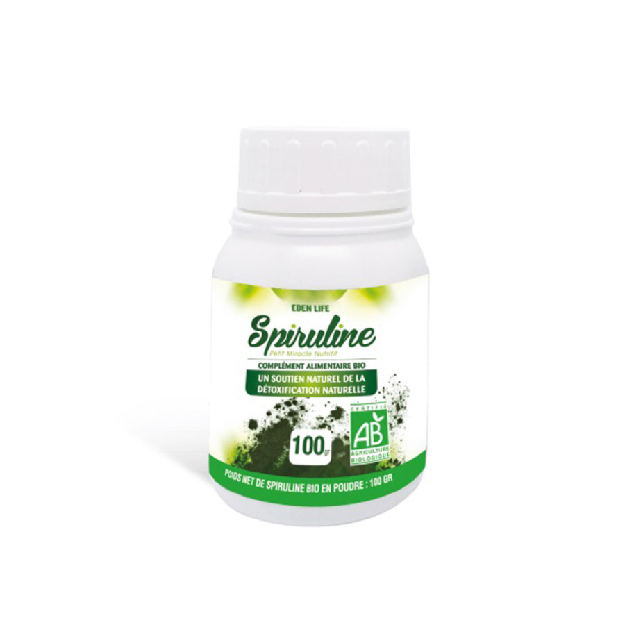 EDEN LIFE - SPIRULINE BIO - POUDRE 100G