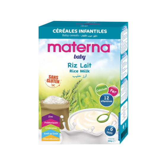 FARINE MATERNA RIZ LAIT 200 g