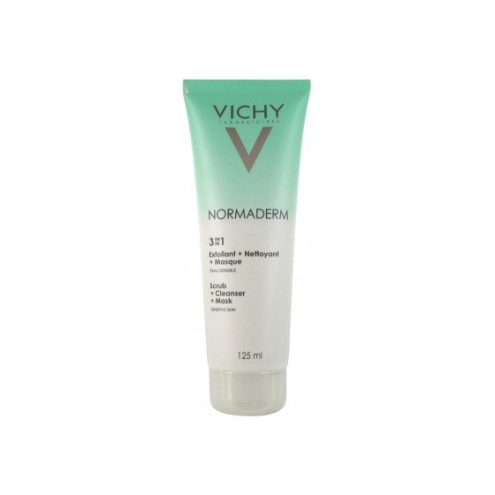 Vichy Normaderm 3en1 Exfoliant + Nettoyant + Masque 125 ml