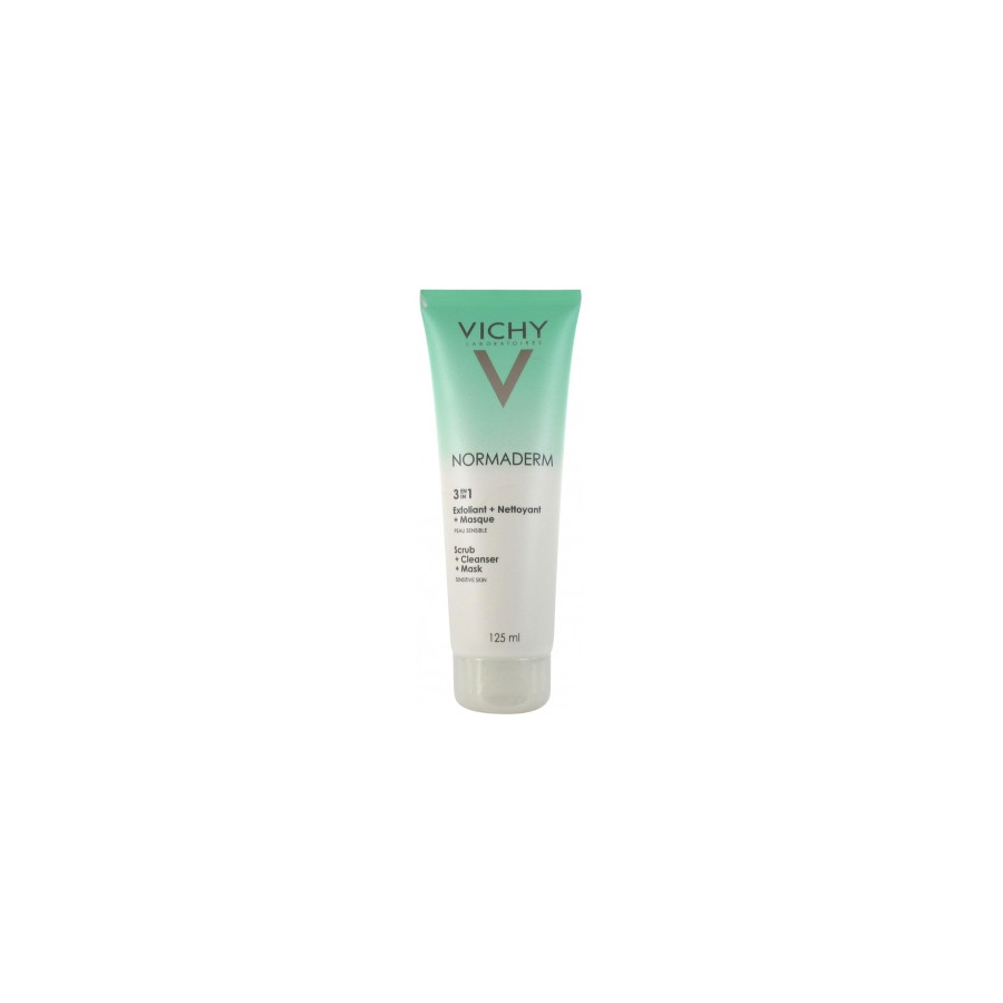 Vichy Normaderm 3en1 Exfoliant + Nettoyant + Masque 125 ml