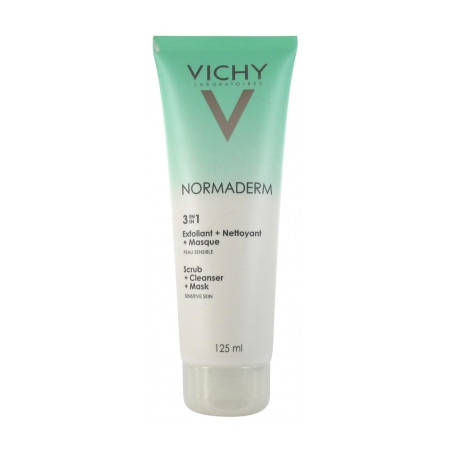 Vichy Normaderm 3en1 Exfoliant + Nettoyant + Masque 125 ml
